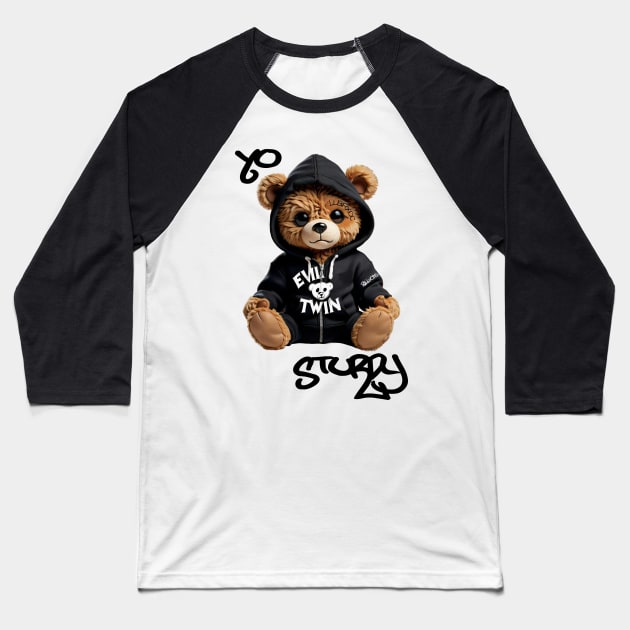 Evil Twin - Bad Bear Baseball T-Shirt by Angelic Gangster